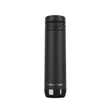 HidrateSpark PRO 2 – 21 oz Smart Bottle with Chug Lid — Black (BK) — blank back view — 24