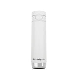 HidrateSpark PRO 2 – 21 oz Smart Bottle with Chug Lid — White (WH) — blank back view — 13
