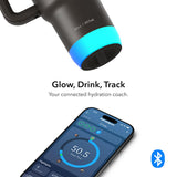 HidrateSpark PRO 2 – 30 oz Smart Tumbler — Black (BK) — blank detail view — 19