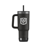HidrateSpark PRO 2 – 30 oz Smart Tumbler — Black (BK) — decorated front view — 13