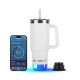 HidrateSpark PRO 2 – 30 oz Smart Tumbler — White (WH) — blank detail view — 10