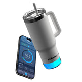 HidrateSpark PRO 2 – 30 oz Smart Tumbler — White (WH) — blank detail view — 8