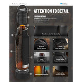 BottleKeeper Standard 2.0 — Black (BK) — blank front view — 16