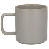 Field & Co Stoneware Mug 11oz — Gray (GY) — blank front view — 3