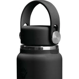 Hydro Flask® 13.5 oz Micro Hydro Mini Bottle with Removable FlexClip™ — Black (BK) — blank product view — 14