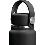 Hydro Flask® 13.5 oz Micro Hydro Mini Bottle with Removable FlexClip™ — Black (BK) — blank product view — 13