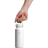 Hydro Flask® 13.5 oz Micro Hydro Mini Bottle with Removable FlexClip™ — White (WH) — blank product view — 20