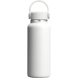 Hydro Flask® 13.5 oz Micro Hydro Mini Bottle with Removable FlexClip™ — White (WH) — blank front view — 19