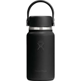 Hydro Flask® 6.7 oz Micro Hydro Mini Bottle with Removable FlexClip™ — Black (BK) — blank product view — 26