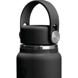 Hydro Flask® 6.7 oz Micro Hydro Mini Bottle with Removable FlexClip™ — Black (BK) — blank product view — 21