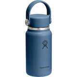 Hydro Flask® 6.7 oz Micro Hydro Mini Bottle with Removable FlexClip™ — Harbor Blue — blank right angle — 18