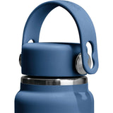 Hydro Flask® 6.7 oz Micro Hydro Mini Bottle with Removable FlexClip™ — Harbor Blue — blank detail view — 15