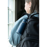 Hydro Flask® 6.7 oz Micro Hydro Mini Bottle with Removable FlexClip™ — Harbor Blue — blank product view — 12
