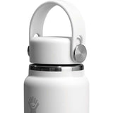 Hydro Flask® 6.7 oz Micro Hydro Mini Bottle with Removable FlexClip™ — White (WH) — blank product view — 7