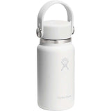Hydro Flask® 6.7 oz Micro Hydro Mini Bottle with Removable FlexClip™ — White (WH) — blank product view — 6
