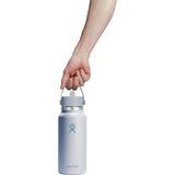 Hydro Flask® Wide Mouth With  Flex Straw Cap 32oz — Surf — blank product view — 5