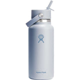 Hydro Flask® Wide Mouth With  Flex Straw Cap 32oz — Surf — blank product view — 4