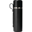 Hydro Flask® 28 oz Hot Flask & Cup — Black (BK) — blank front view