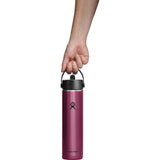 Hydro Flask® 24 oz Lightweight Flex Straw Bottle — Garnet Red — blank product view — 5
