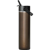 Hydro Flask® 24 oz Lightweight Flex Straw Bottle — Obsidian — blank front view — 12
