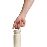 Hydro Flask® Micro Hydro Mini Bottle 6.7 oz — Oat (OT) — blank back view — 4