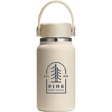 Hydro Flask® Micro Hydro Mini Bottle 6.7 oz — Oat (OT) — decorated front view — 2