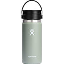 Hydro Flask® Wide Mouth 16 oz Bottle with Flex Sip Lid™ — Agave (AGVE) — blank back view