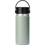 Hydro Flask® Wide Mouth 16 oz Bottle with Flex Sip Lid™ — Agave (AGVE) — blank front view — 8