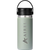 Hydro Flask® Wide Mouth 16 oz Bottle with Flex Sip Lid™ — Agave (AGVE) — decorated front view — 7
