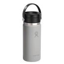 Hydro Flask® Wide Mouth 16 oz Bottle with Flex Sip Lid™ — Birch (BI) — blank right angle
