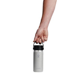 Hydro Flask® Wide Mouth 16 oz Bottle with Flex Sip Lid™ — Birch (BI) — blank back view — 14