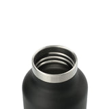 Hydro Flask® Standard Mouth With Flex Cap 21oz — Black (BK) — blank right angle — 17