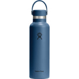 Hydro Flask® Standard Mouth With Flex Cap 21oz — Harbor Blue — blank product view — 5