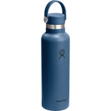 Hydro Flask® Standard Mouth With Flex Cap 21oz — Harbor Blue — blank product view — 4