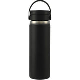 Hydro Flask® Wide Mouth With Flex Sip Lid™ 20oz — Black (BK) — blank front view — 29