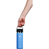 Hydro Flask® Wide Mouth With Flex Sip Lid™ 20oz — Cascade — blank back view — 23