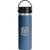 Hydro Flask® Wide Mouth With Flex Sip Lid™ 20oz — Harbor Blue — decorated product view — 17