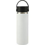Hydro Flask® Wide Mouth With Flex Sip Lid™ 20oz — White (WH) — blank front view — 7