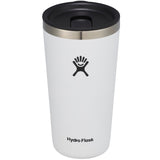 Hydro Flask® All Around™ Tumbler 20oz — White (WH) — blank back view — 7