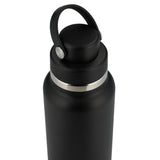 Hydro Flask® Wide Mouth 32oz Bottle with Flex Chug Cap — Black (BK) — blank product view — 14