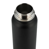 Hydro Flask® Wide Mouth 32oz Bottle with Flex Chug Cap — Black (BK) — blank product view — 12