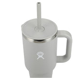 Hydro Flask® All Around™ Travel Tumbler 40oz with Straw — Birch (BI) — blank back view — 24