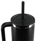 Hydro Flask® All Around™ Travel Tumbler 40oz with Straw — Black (BK) — blank product view — 7