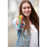 Silipint Original Silicone Pint Glass 16oz — TIE-DYE (TIDY) — blank product view — 6
