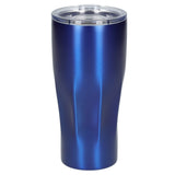 Victor Recycled Vacuum Insulated Tumbler 20oz — Blue (BL) — blank front view — 32