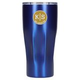 Victor Recycled Vacuum Insulated Tumbler 20oz — Blue (BL) — decorated front view — 28