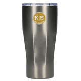 Victor Recycled Vacuum Insulated Tumbler 20oz — Graphite (GA) — decorated front view — 20