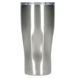 Victor Recycled Vacuum Insulated Tumbler 20oz — Silver (SL) — blank front view — 17