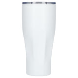 Victor Recycled Vacuum Insulated Tumbler 20oz — White (WH) — blank front view — 9