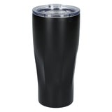 Mega Victor Recycled Vacuum Insulated Tumbler 30oz — Black (BK) — blank front view — 18